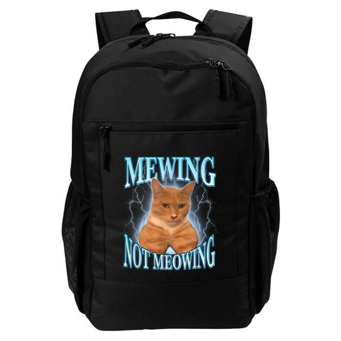 Funny Cat Meme Mewing Looksmax Meowing Cat Trend Backpack