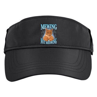 Funny Cat Meme Mewing Looksmax Meowing Cat Trend Adult Drive Performance Visor
