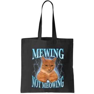 Funny Cat Meme Mewing Looksmax Meowing Cat Trend Bag