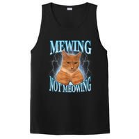 Funny Cat Meme Mewing Looksmax Meowing Cat Trend PosiCharge Competitor Tank