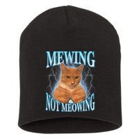 Funny Cat Meme Mewing Looksmax Meowing Cat Trend Short Acrylic Beanie