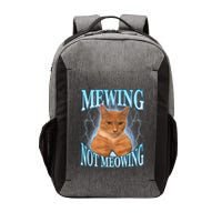 Funny Cat Meme Mewing Looksmax Meowing Cat Trend Vector Backpack