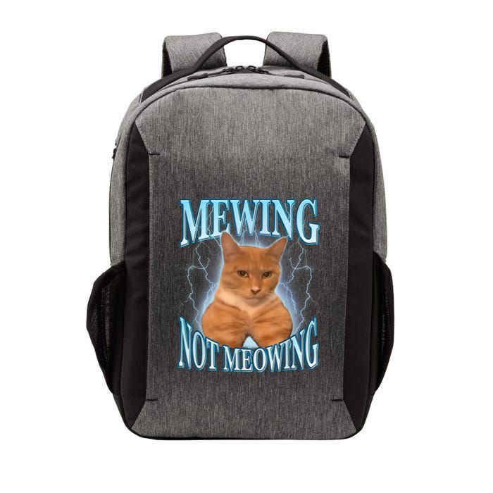 Funny Cat Meme Mewing Looksmax Meowing Cat Trend Vector Backpack