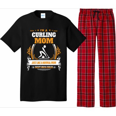 Funny Curling Mom Gift For Mom Pajama Set