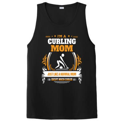 Funny Curling Mom Gift For Mom PosiCharge Competitor Tank