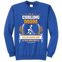 Funny Curling Mom Gift For Mom Sweatshirt