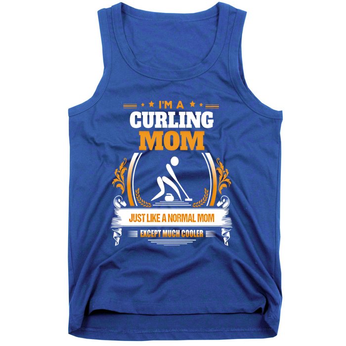 Funny Curling Mom Gift For Mom Tank Top