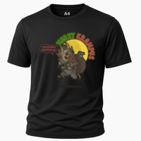 Funny Creepy Merry Krampus Seasons Beatings Cooling Performance Crew T-Shirt