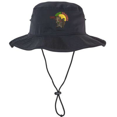 Funny Creepy Merry Krampus Seasons Beatings Bucket Hat