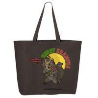 Funny Creepy Merry Krampus Seasons Beatings 25L Jumbo Tote