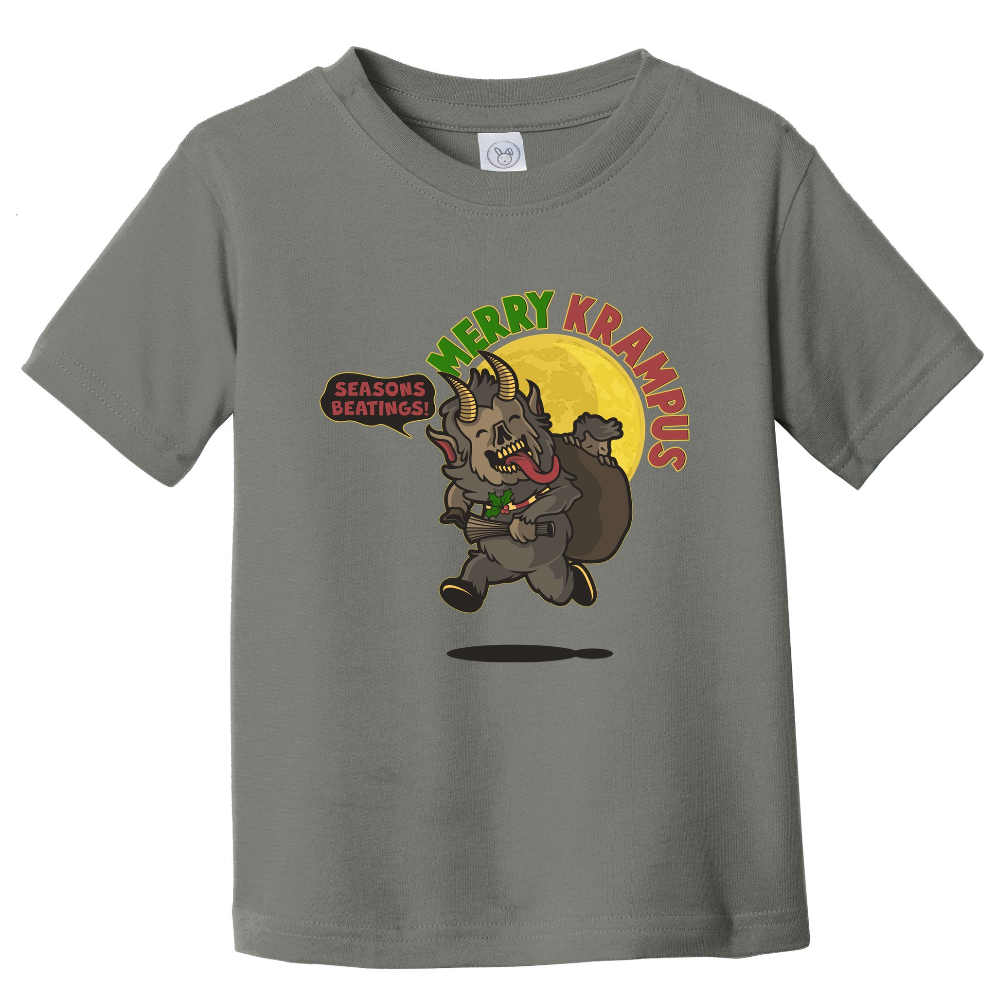 Funny Creepy Merry Krampus Seasons Beatings Toddler T-Shirt