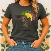 Funny Creepy Merry Krampus Seasons Beatings Womens T-Shirt