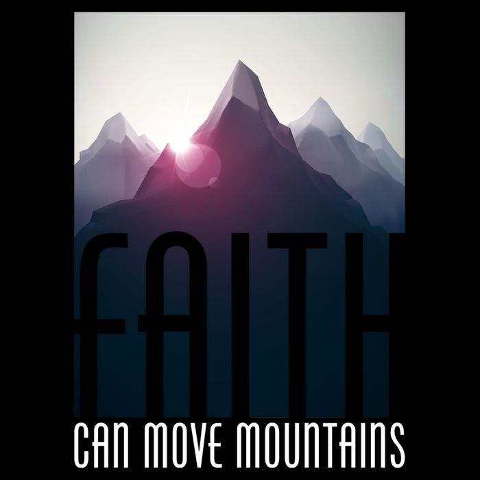 Faith Can Move Mountains 16 in Basic Backpack