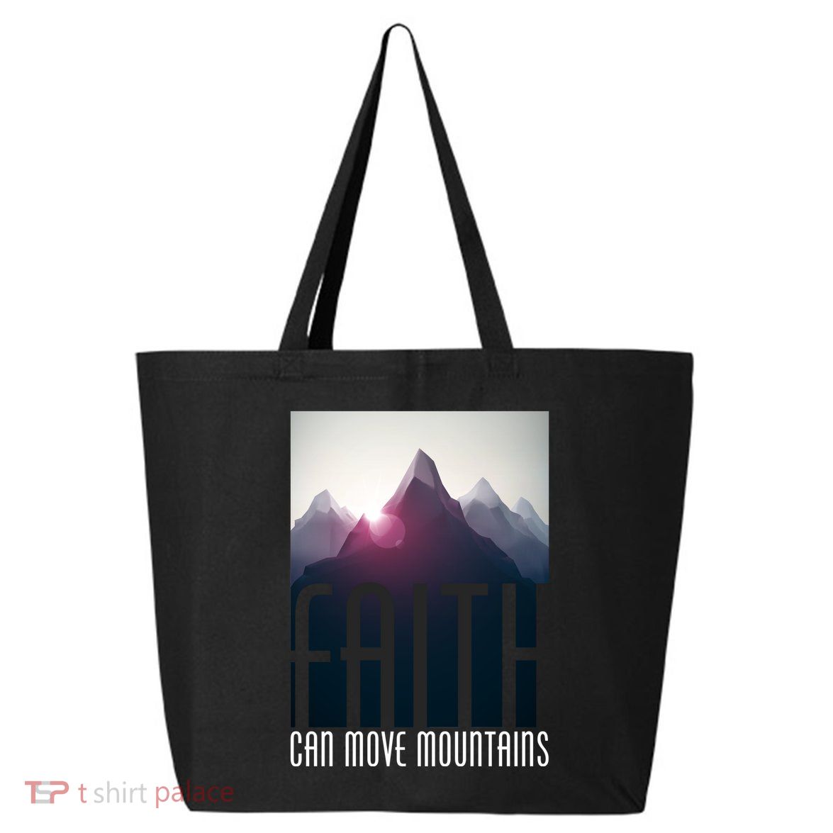 Faith Can Move Mountains 25L Jumbo Tote