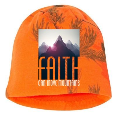 Faith Can Move Mountains Kati - Camo Knit Beanie