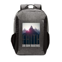 Faith Can Move Mountains Vector Backpack
