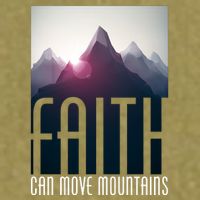 Faith Can Move Mountains Garment-Dyed Women's Muscle Tee