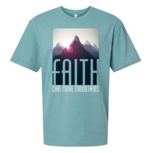 Faith Can Move Mountains Sueded Cloud Jersey T-Shirt