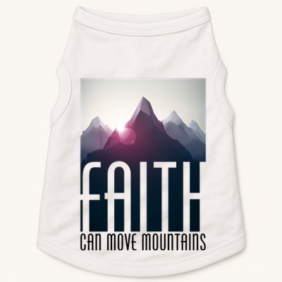 Faith Can Move Mountains Doggie Tank
