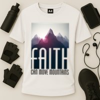 Faith Can Move Mountains Performance Shirt