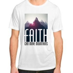 Faith Can Move Mountains Adult ChromaSoft Performance T-Shirt