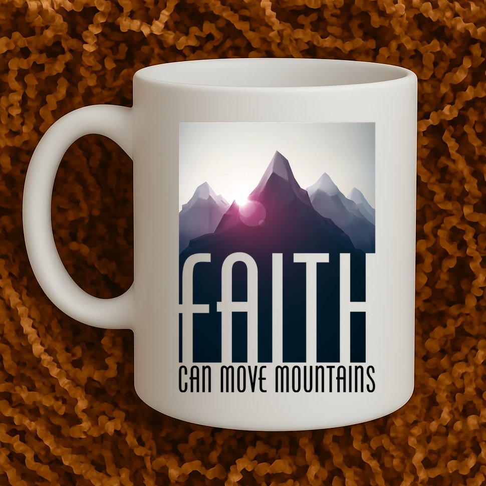 Faith Can Move Mountains Mug
