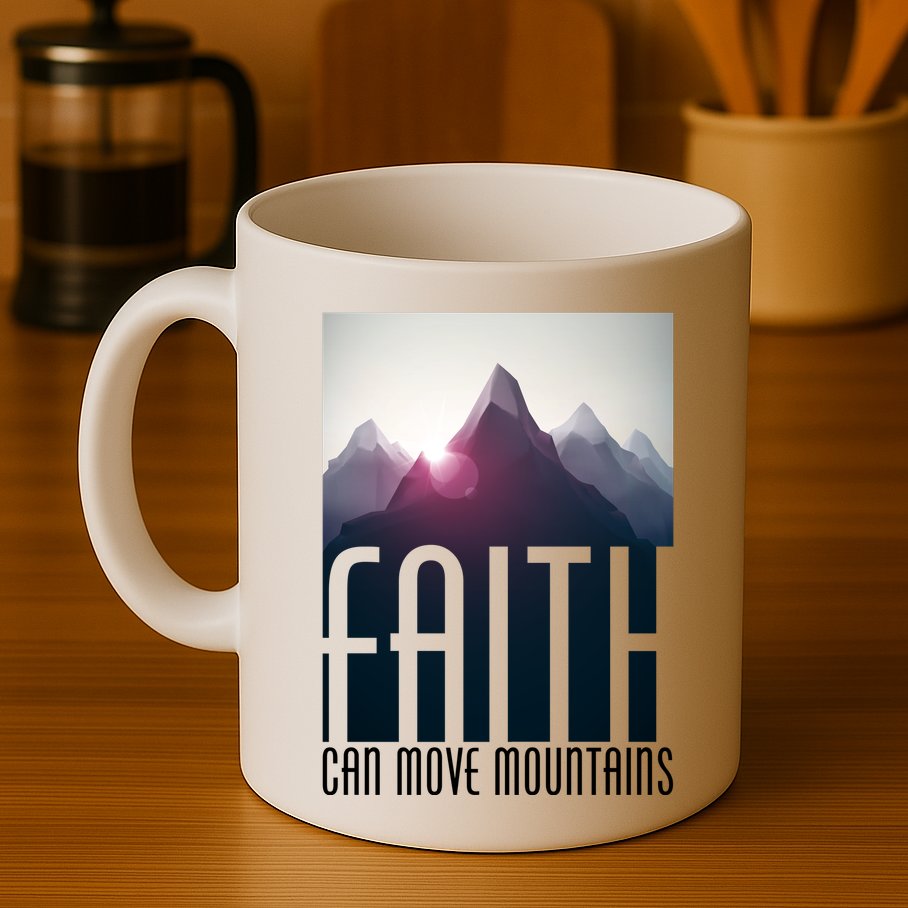 Faith Can Move Mountains Mug