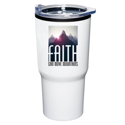 Faith Can Move Mountains Tumbler