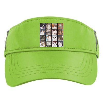 Funny Cats Meme Adult Drive Performance Visor