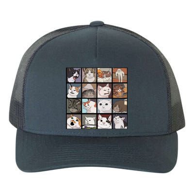 Funny Cats Meme Yupoong Adult 5-Panel Trucker Hat