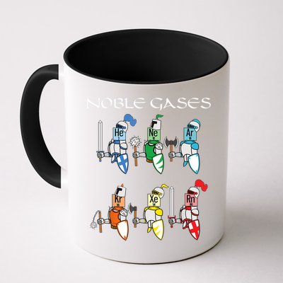 Funny Chemistry Medieval Science Noble Gases Knight Mug