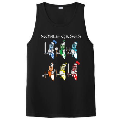 Funny Chemistry Medieval Science Noble Gases Knight PosiCharge Competitor Tank