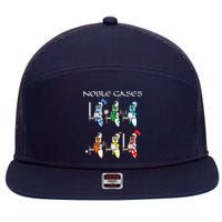 Funny Chemistry Medieval Science Noble Gases Knight 7 Panel Mesh Trucker Snapback Hat