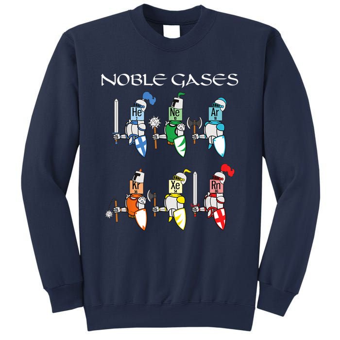 Funny Chemistry Medieval Science Noble Gases Knight Sweatshirt