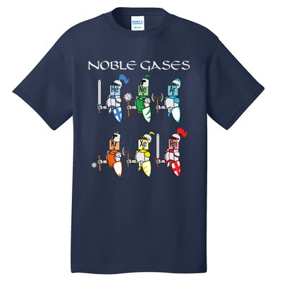 Funny Chemistry Medieval Science Noble Gases Knight Tall T-Shirt