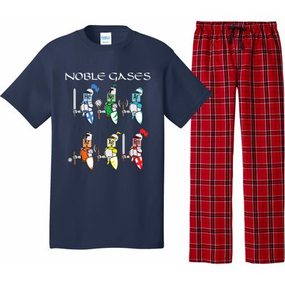 Funny Chemistry Medieval Science Noble Gases Knight Pajama Set