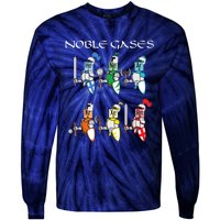 Funny Chemistry Medieval Science Noble Gases Knight Tie-Dye Long Sleeve Shirt