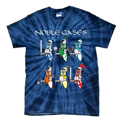Funny Chemistry Medieval Science Noble Gases Knight Tie-Dye T-Shirt