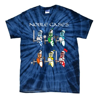 Funny Chemistry Medieval Science Noble Gases Knight Tie-Dye T-Shirt