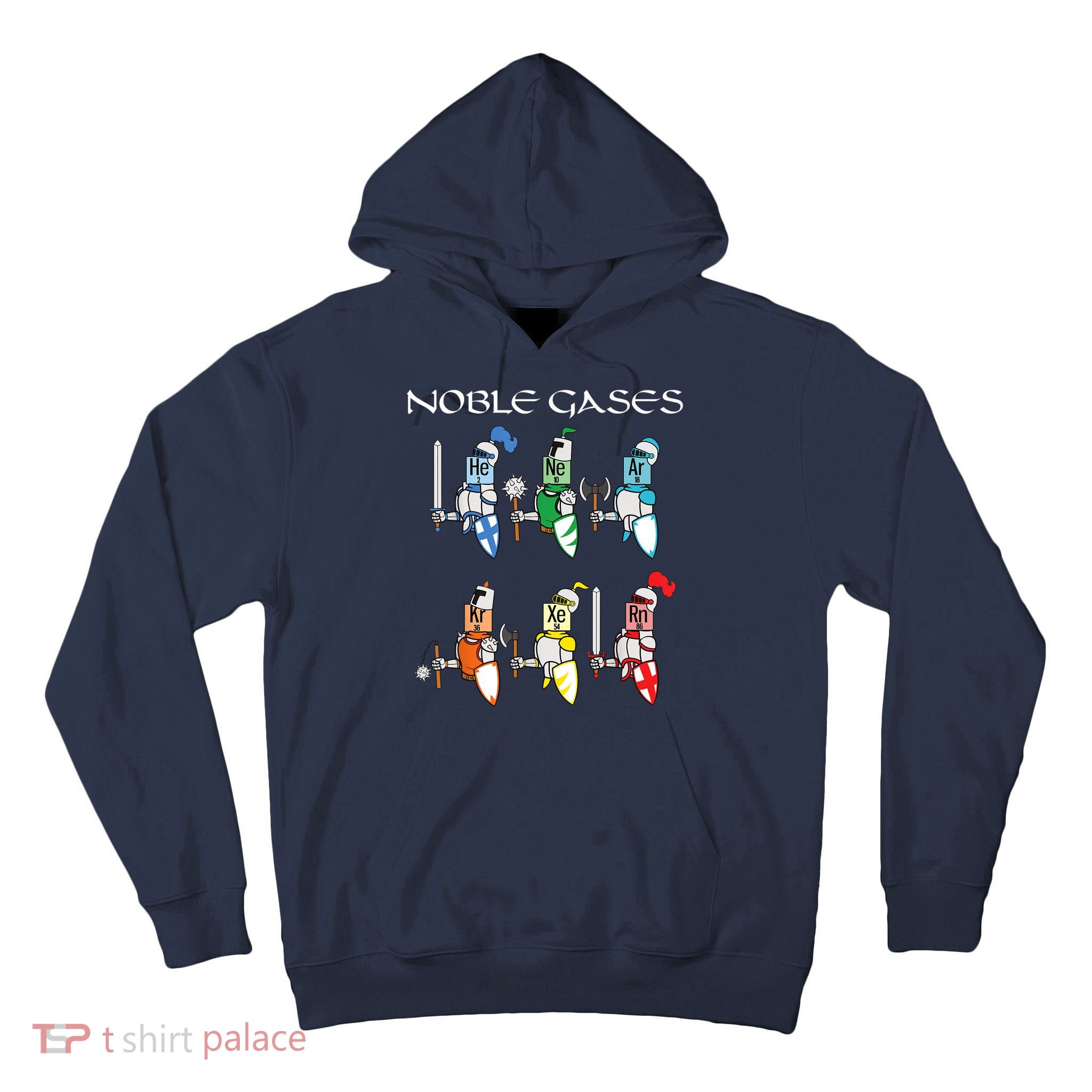 Funny Chemistry Medieval Science Noble Gases Knight Tall Hoodie