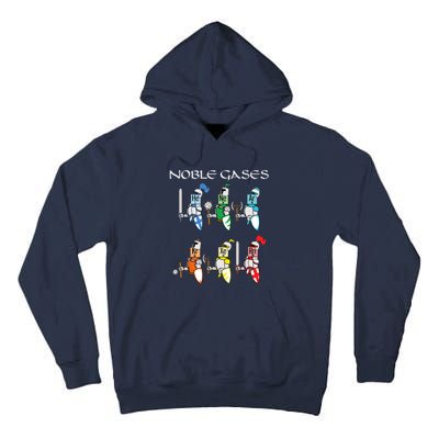 Funny Chemistry Medieval Science Noble Gases Knight Tall Hoodie