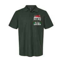 Funny Christmas Most Likely To Call Santa Bruh Softstyle Adult Sport Polo