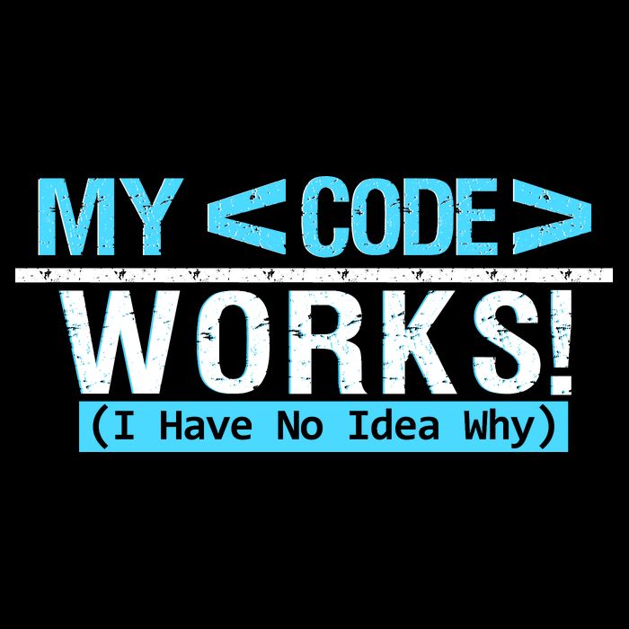 Funny Coder My Code Works I Have No Idea Why Sustainable Bucket Hat