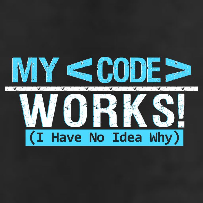 Funny Coder My Code Works I Have No Idea Why Golf Towel