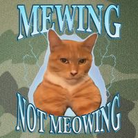 Funny Cat Meme Mewing Looksmax Meowing Cat Trend Legacy Tie Dye Trucker Hat