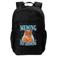 Funny Cat Meme Mewing Looksmax Meowing Cat Trend Backpack