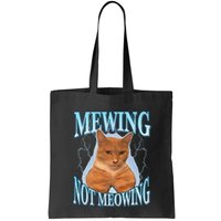 Funny Cat Meme Mewing Looksmax Meowing Cat Trend Bag