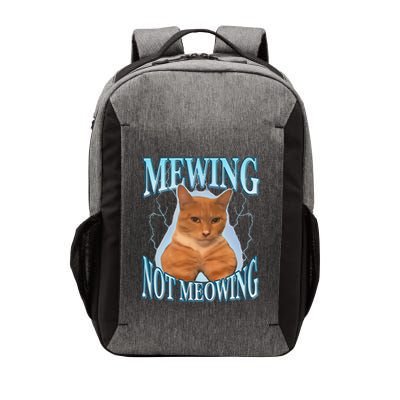 Funny Cat Meme Mewing Looksmax Meowing Cat Trend Vector Backpack