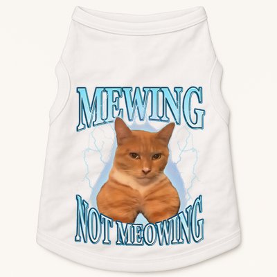 Funny Cat Meme Mewing Looksmax Meowing Cat Trend Doggie Tank