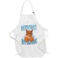 Funny Cat Meme Mewing Looksmax Meowing Cat Trend Apron